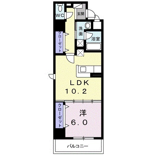 ラコルタ南浦和Sta.の間取り