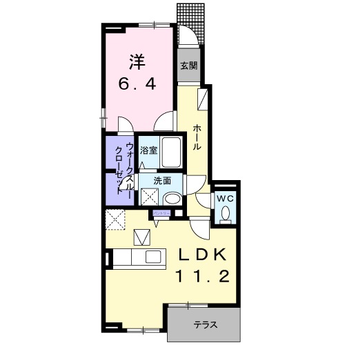 メゾン ルミエール Ⅱの間取り