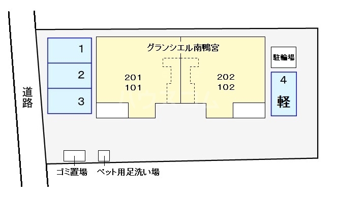 4/10 駐車場
