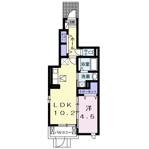 メゾン ド ボヌールの間取り