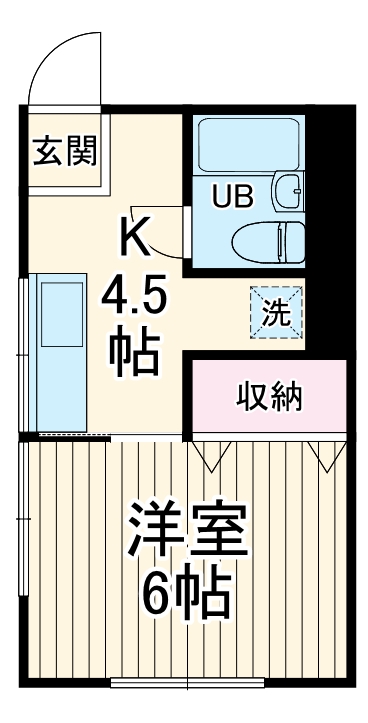 サンビレイ1の間取り