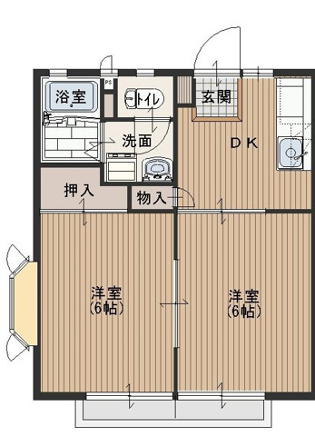 サンシティHOTCHIの間取り