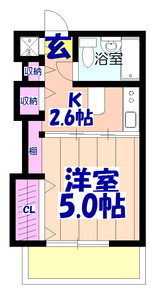 Cube(キューブ)の間取り