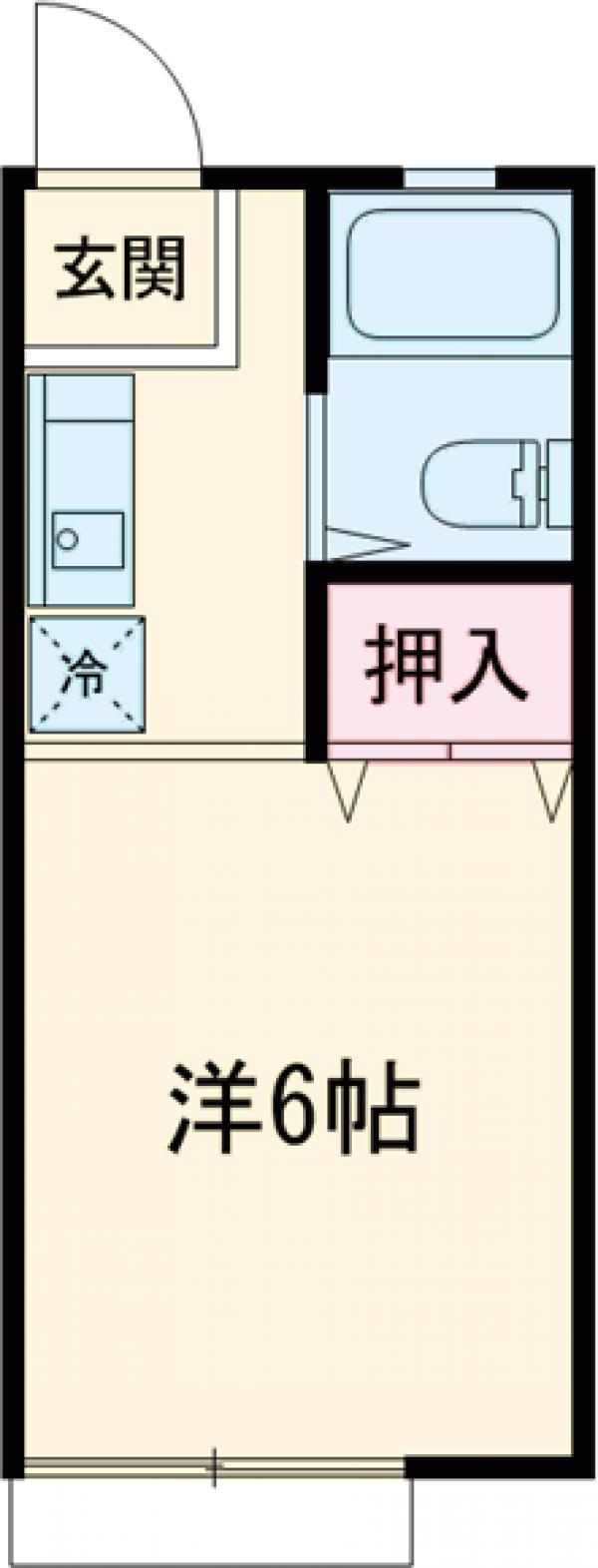 レジデンス信濃B棟の間取り