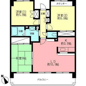 ドムス厚木南の間取り