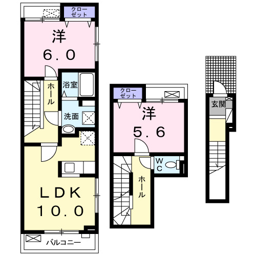 ネロミロスCの間取り