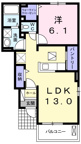 カーサ・ヴィオラAの間取り