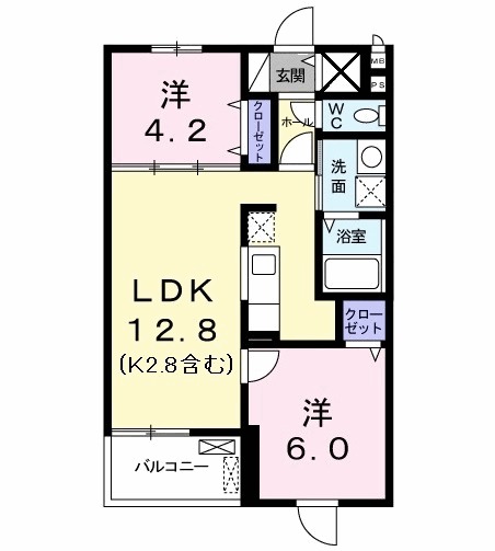 ベルプレーヌの間取り