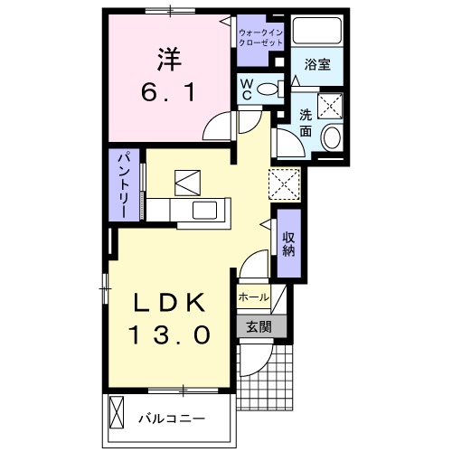 ベル オーブⅤの間取り