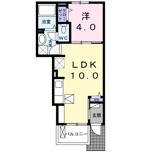 ラ・ソレアードⅡの間取り