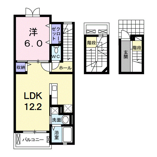 ソレイユ オーブの間取り