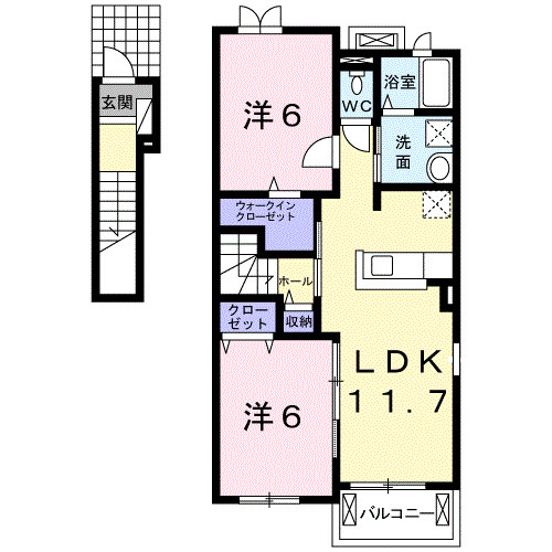 エーデル シュロスの間取り