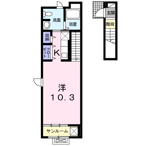 クライムⅠの間取り