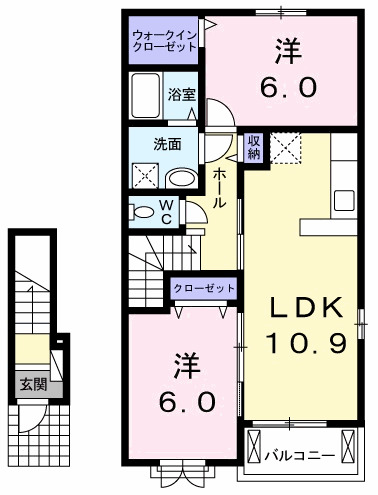 リアンの間取り