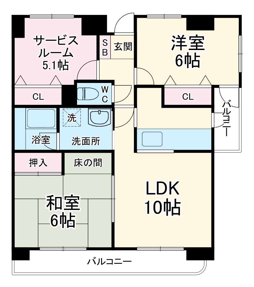 カールトンプラザ川崎の間取り