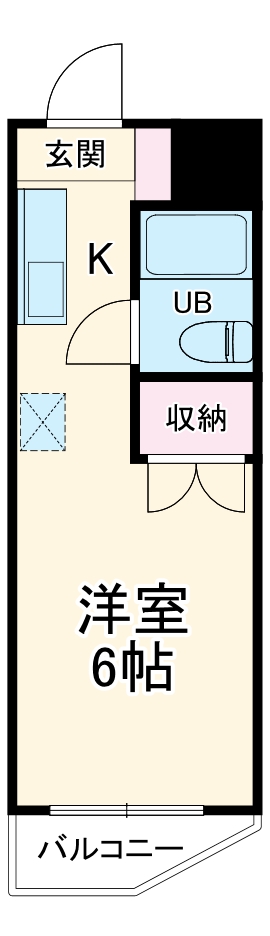 サンハイツ妻田の間取り