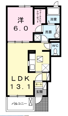 キンダーテラッセⅢの間取り