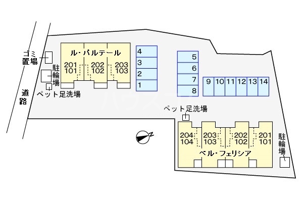3/5 駐車場