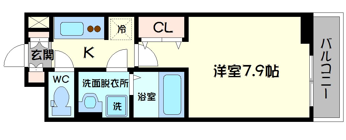 フルールⅡの間取り