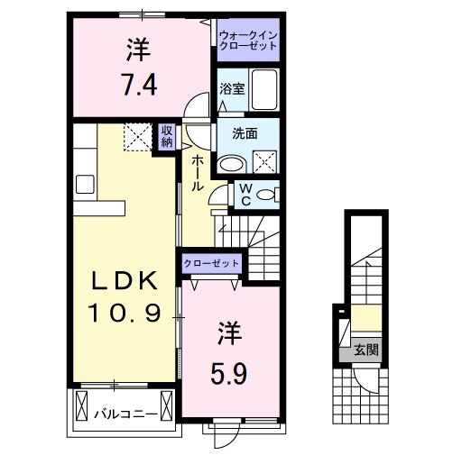 パストラルBの間取り