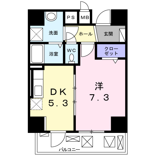 ゼンショウ天神の間取り