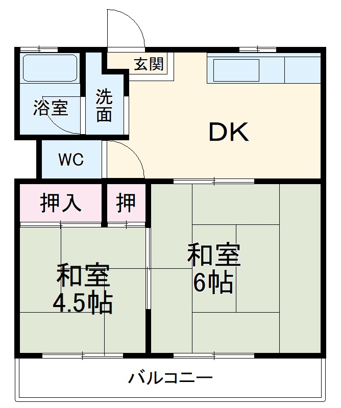 サンハイツNの間取り