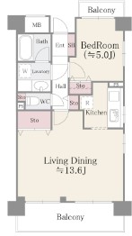 フレスコ川崎の間取り