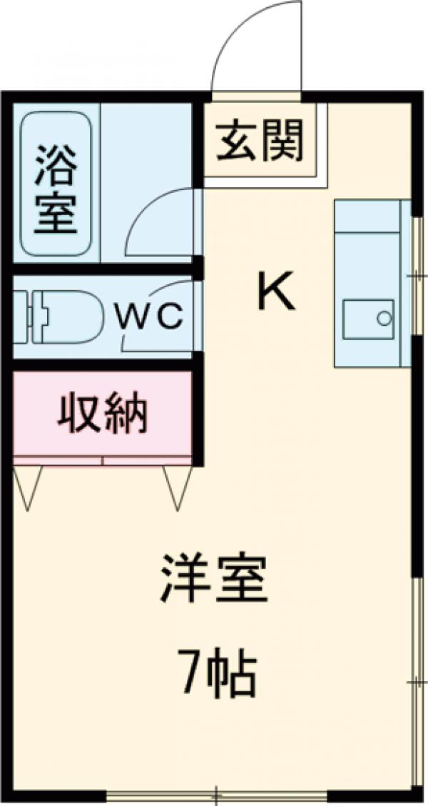 ファーストパレス金森2の間取り