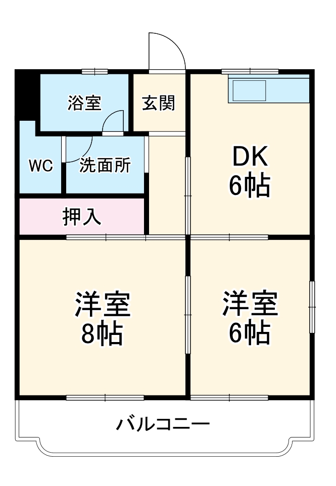 トラストマンションの間取り