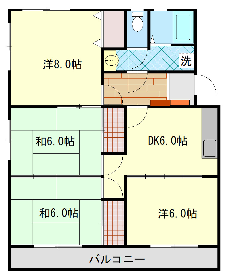 グレースウッズの間取り