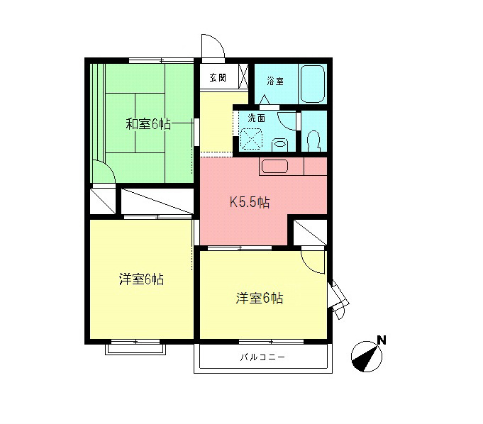 エイム Ⅰの間取り