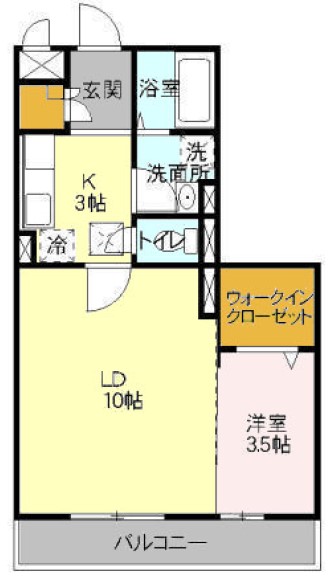 プロスパーAの間取り
