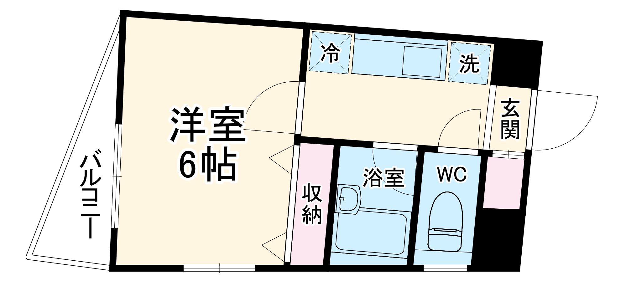 メリディアン清瀬の間取り