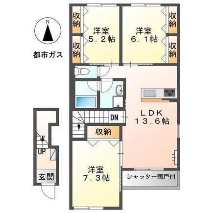 ウィステリアFⅡの間取り