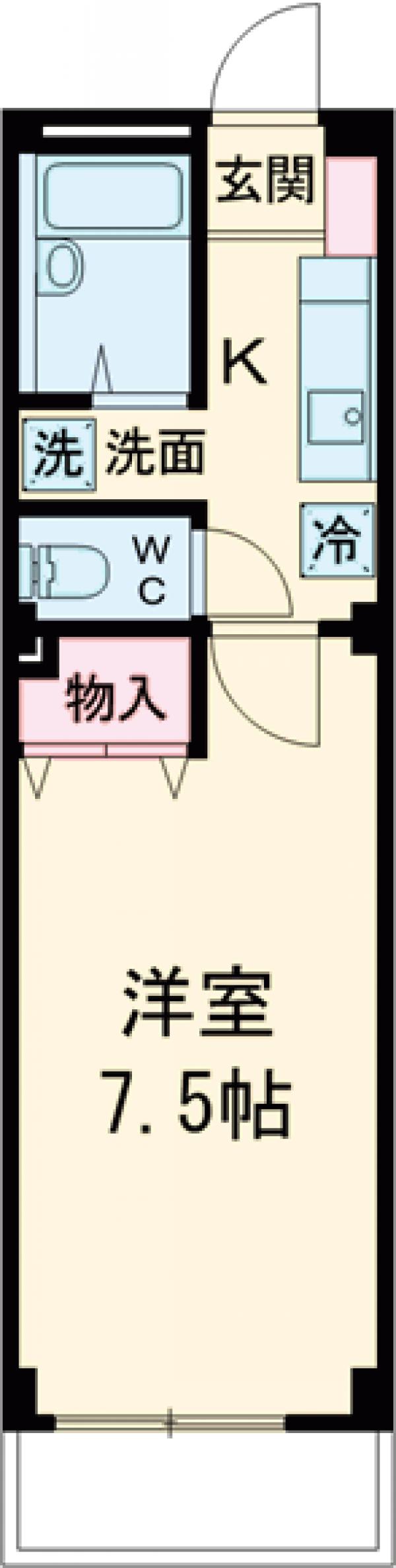 ラフォーレ田の間取り