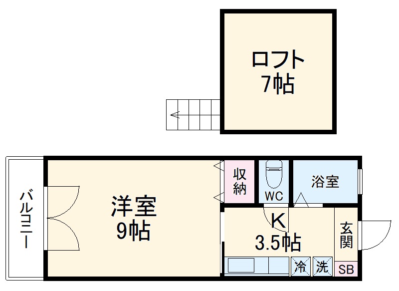 エバーグリーンT`sの間取り