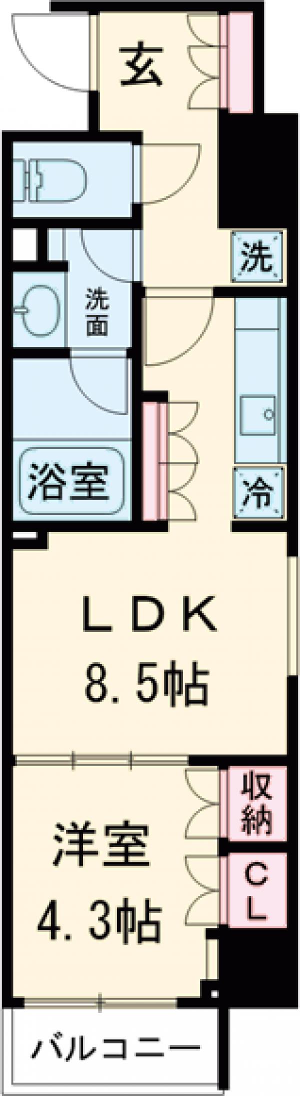 クレストコート大塚の間取り