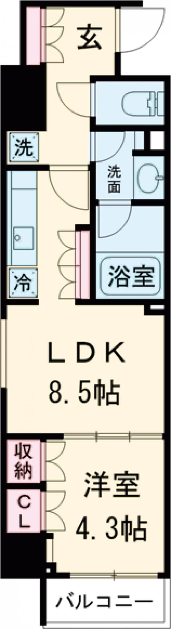 クレストコート大塚の間取り