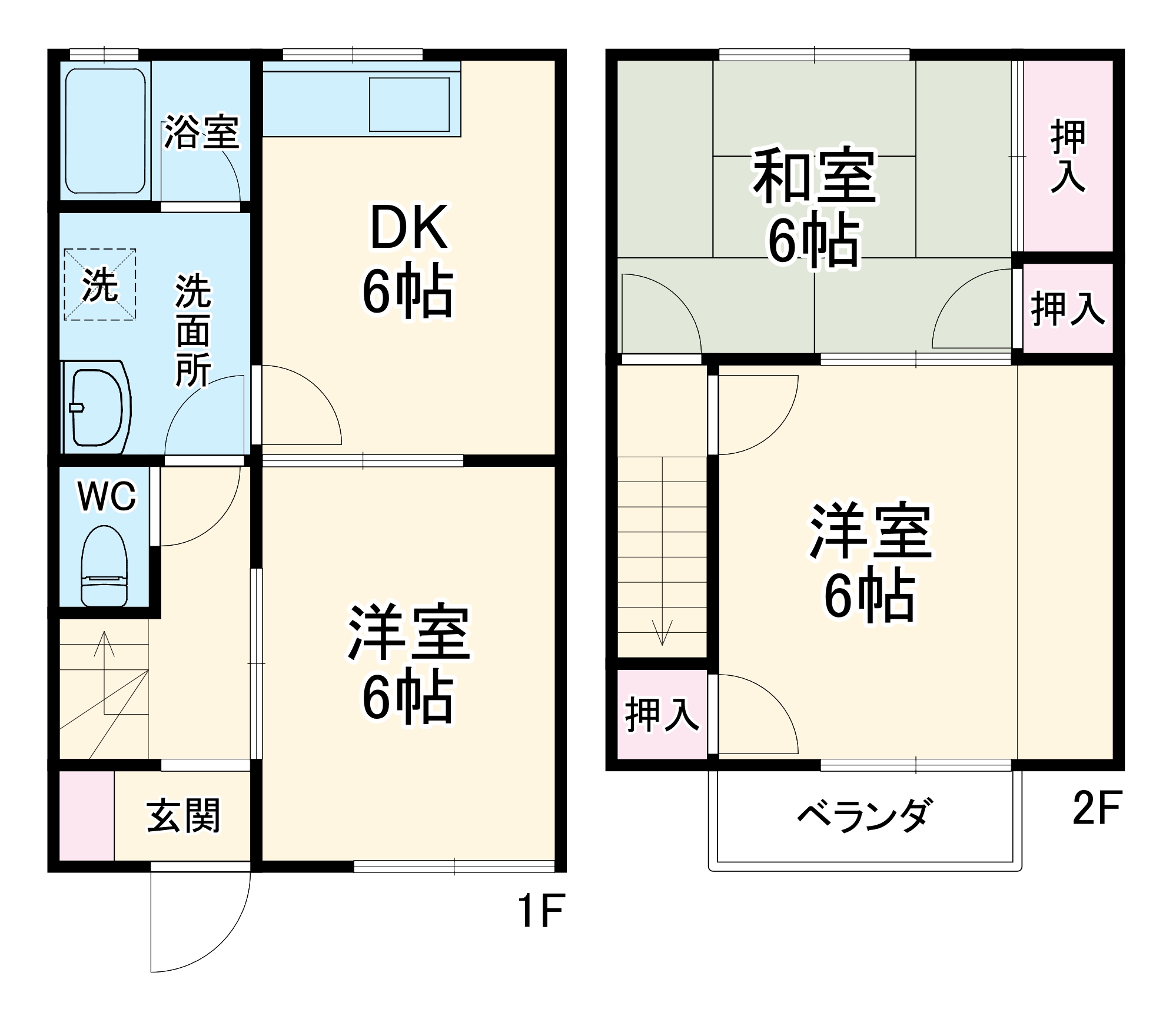 リバーサイド今井の間取り