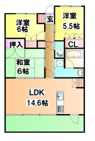 プレミスト和泉府中の間取り