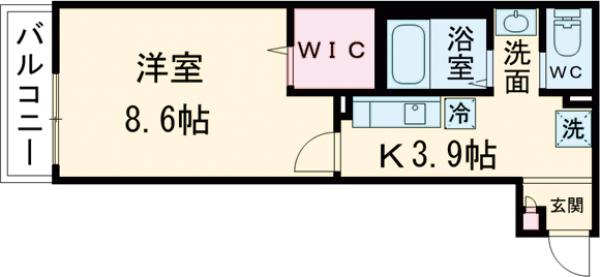 AJ新小岩NorthⅡの間取り