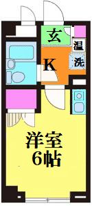 スクエア金町・106号室の間取り