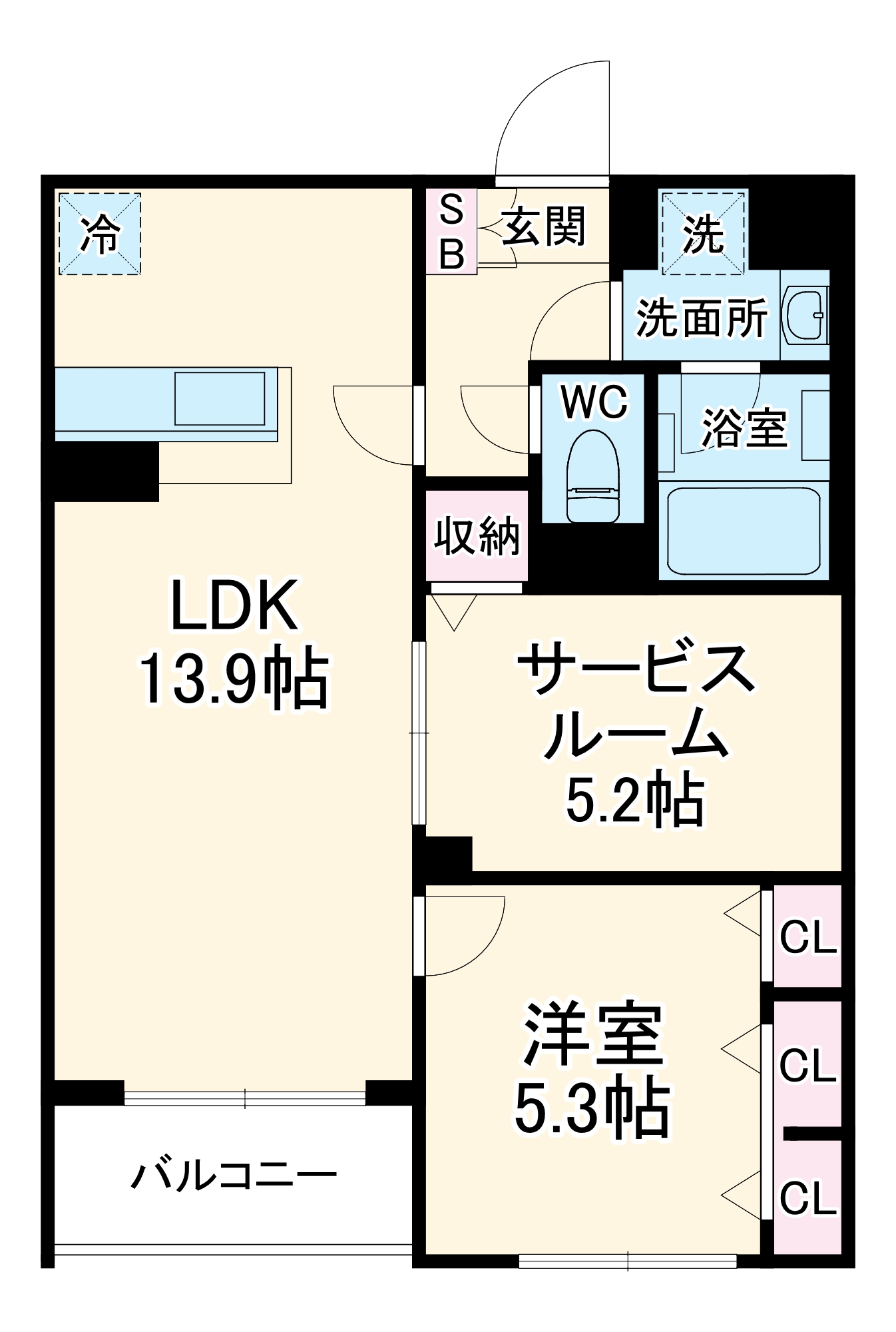 Adi Ⅰの間取り