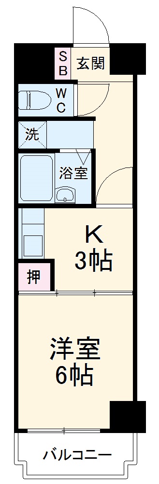 アーバンハイツ鶴見の間取り