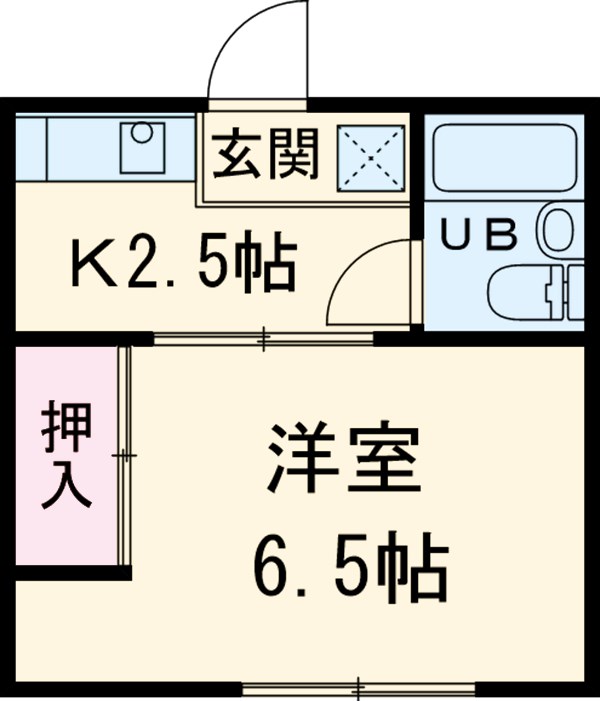 井上ハイツの間取り