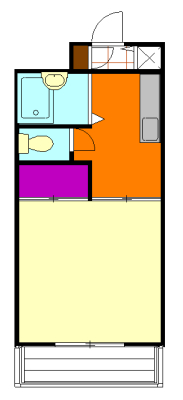 レジデンス堀の間取り