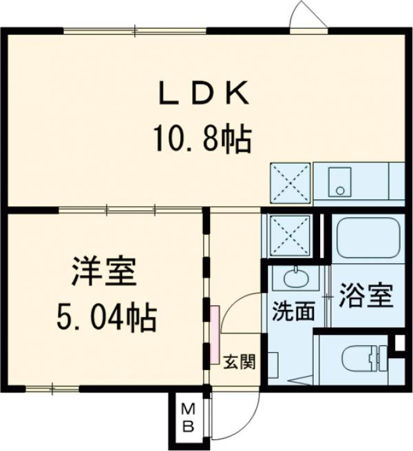 アレーロ大岡山Ⅱの間取り