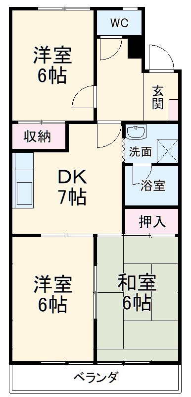 サンライフすあげの間取り