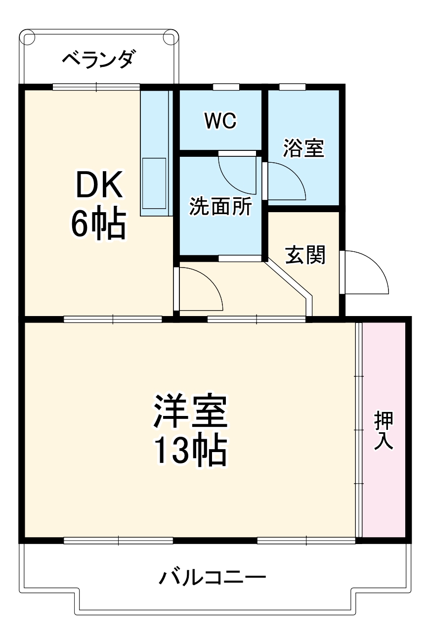 アベニューサンフラワーの間取り