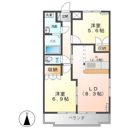 Pollux(ポルックス)の間取り